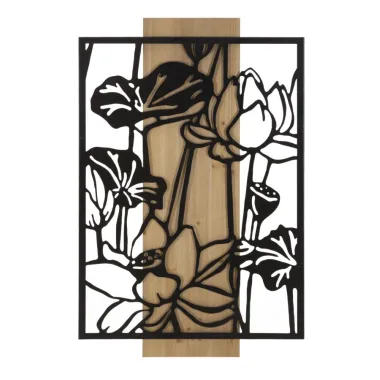 Panel ścienny LOTUS Ferro i Wood 60x2x90 cm